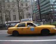 Америка.Такси в New York